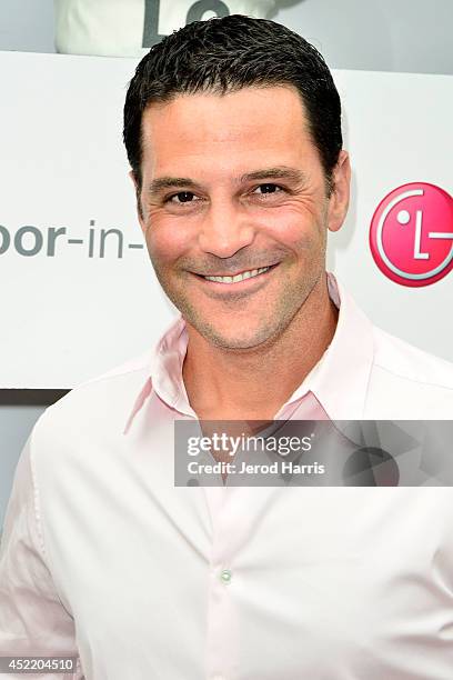 David Alan Basche attends LG and Chef Sandra Lee Host LG Junior Chef Academy to celebrate the launch of the Door-in-Door Refrigerator with...