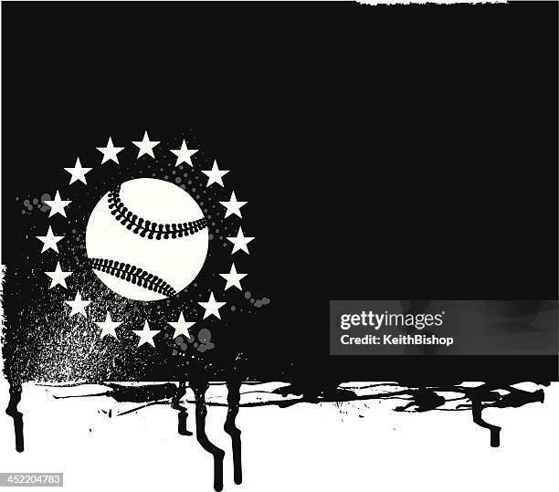 baseball all-star background - baseball background stock illustrations