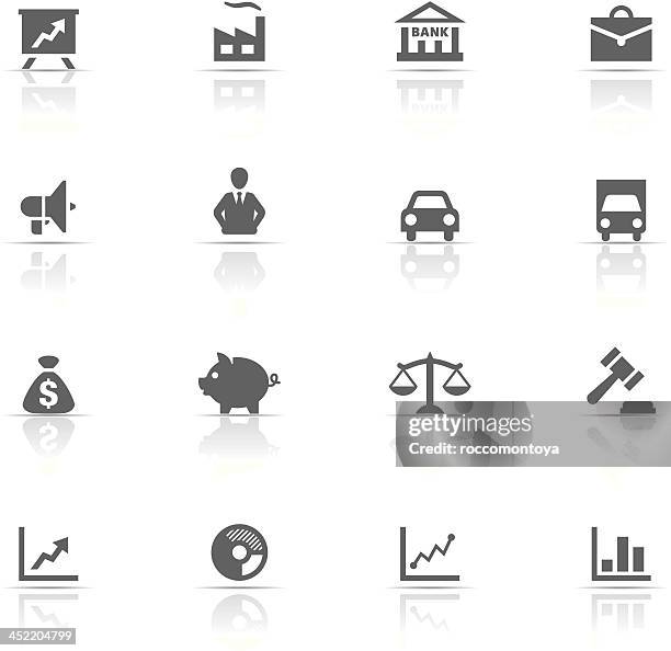 icon set, business - no fixed address stock illustrations