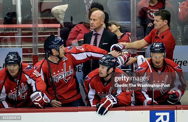 Washington Capitals Assistant Equipment Manager Craig "Woody" Leydig, who will soon have his 2000th game with the franchise, help s Washington...