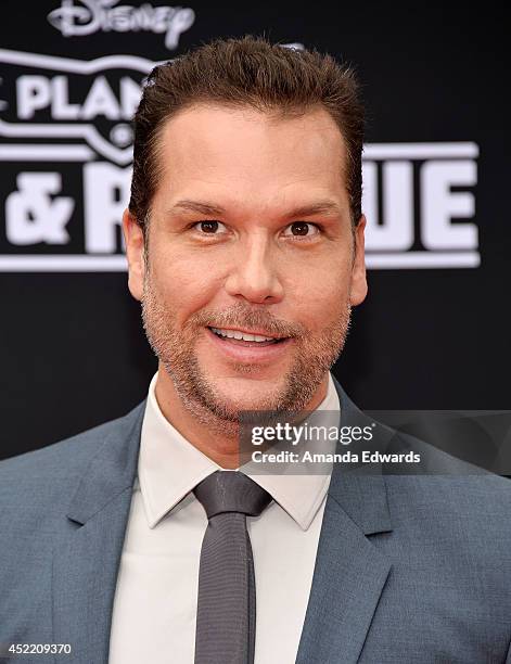 Actor and comedian Dane Cook arrives at the Los Angeles premiere of Disney's "Planes: Fire & Rescue" at the El Capitan Theatre on July 15, 2014 in...