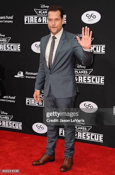 Comedian Dane Cook attends the premiere of "Planes: Fire & Rescue" at the El Capitan Theatre on July 15, 2014 in Hollywood, California.