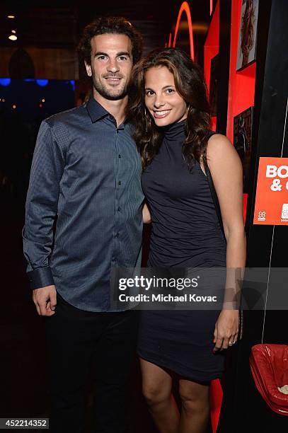 Professional soccer player Kyle Beckerman and Kate Pappas attend the Body at ESPYS Pre-Party at Lure on July 15, 2014 in Hollywood, California.