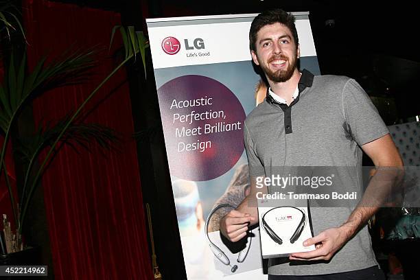 Basketball player Ryan Kelly attends the GBK Luxury Sports Lounge, prior to the ESPY Awards held at W Hollywood on July 15, 2014 in Hollywood,...