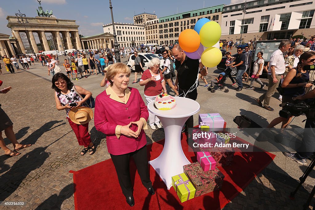 Merkel Wax Figure Celebrates Real Chancellor's Birthday