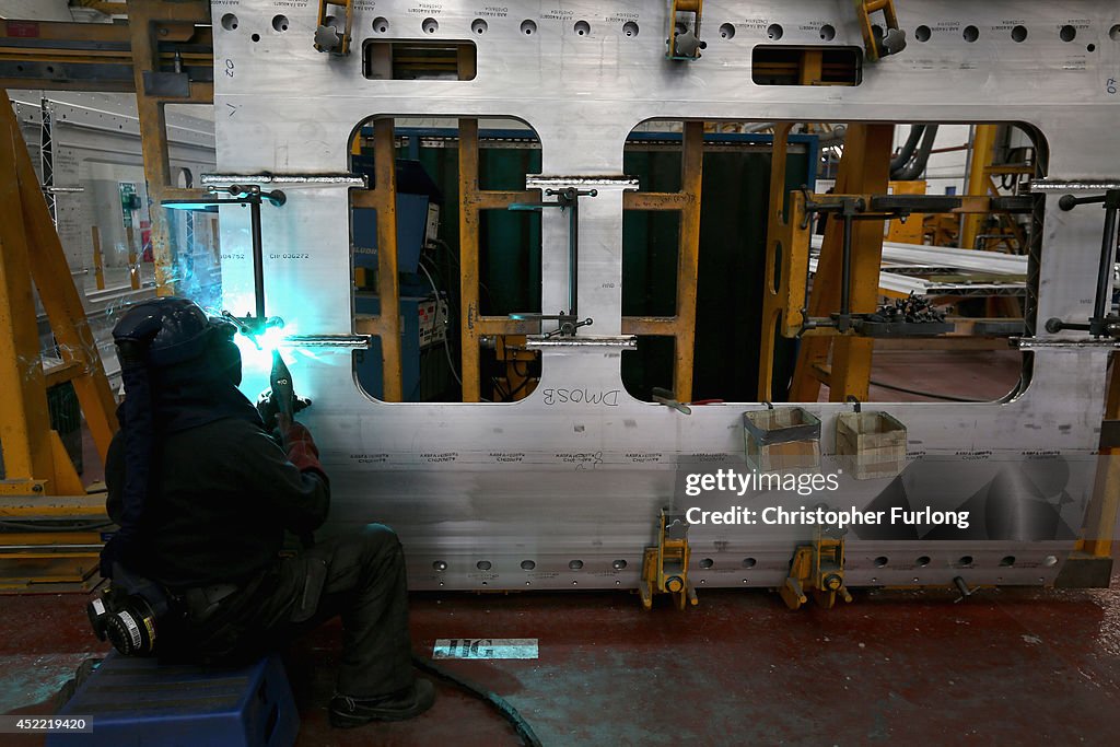 Bombardier Train Production Line