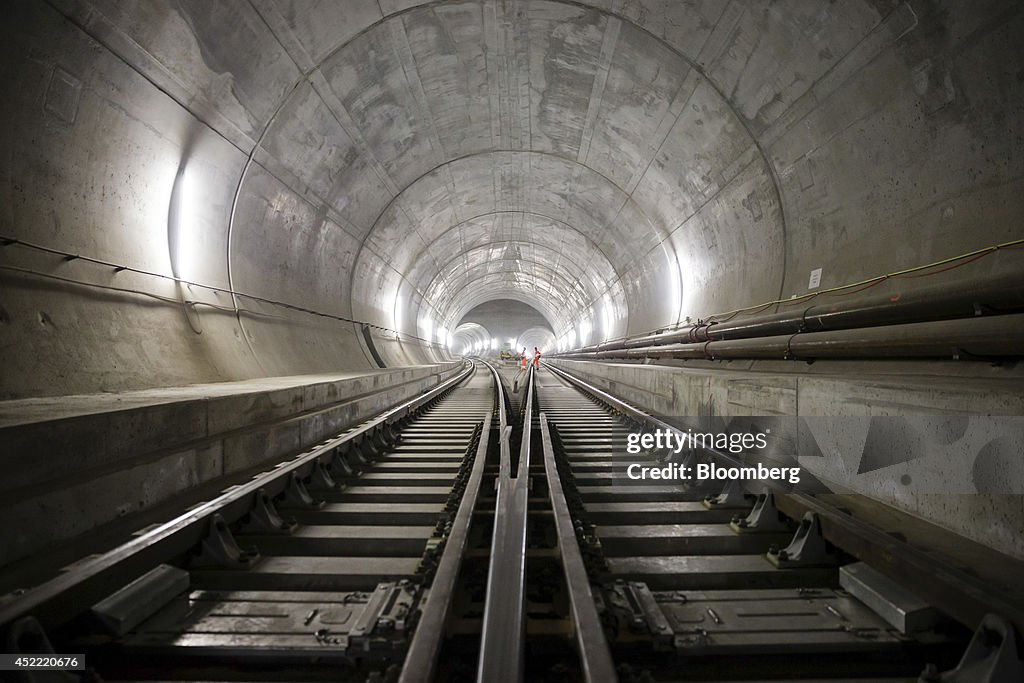 Inside The New Gotthard Base Rail Tunnel Under The Swiss Alps