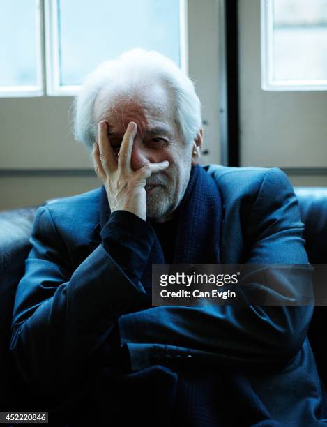 Film director Alejandro Jodorowsky is photographed for Dazed and Confused in London, England.