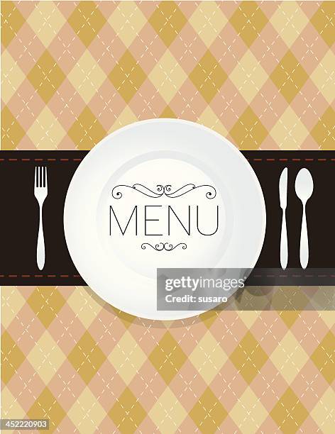 menu pattern background - dining restaurant stock illustrations