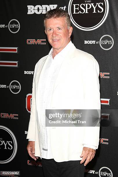 Alan Thicke arrives at the BODY at ESPYS Pre-Party held at Lure on July 15, 2014 in Hollywood, California.