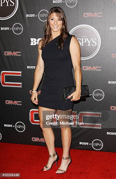 Hilary Knight arrives at the BODY at ESPYS Pre-Party held at Lure on July 15, 2014 in Hollywood, California.