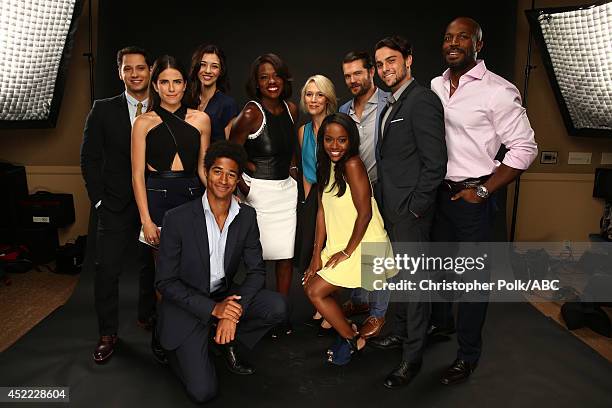 Disney General Entertainment Content via Getty Images's 'How to Get Away with Murder' actors Matt McGorry, Karla Souza, Katie Findlay, Alfie Enoch,...