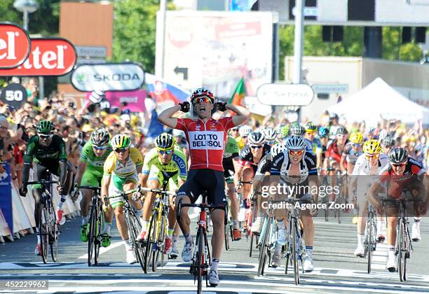 Tony Gallopin of Team Lotto-Belisol during Stage 11 of the Tour de France on Wednesday 16 July Oyonnax, France.