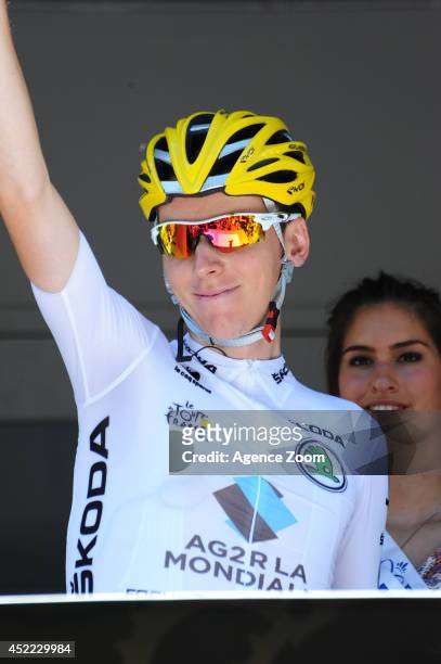 Romain Bardet of Team AG2R La Mondiale during Stage 11 of the Tour de France on Wednesday 16 July Oyonnax, France.
