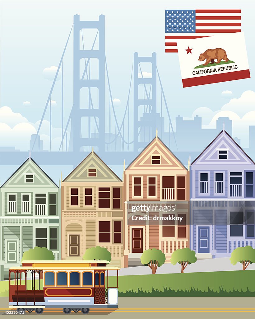 Cartoon Sketch Of San Francisco Houses And A Trolley High-Res Vector Graphic - Getty Images Cartoon Sketch Of San Francisco Houses And A Trolley High-Res Vector Graphic - Getty Images