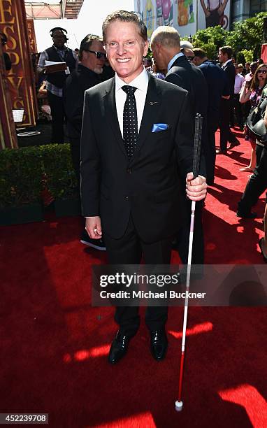 Skier Mark Bathum attends The 2014 ESPYS at Nokia Theatre L.A. Live on July 16, 2014 in Los Angeles, California.