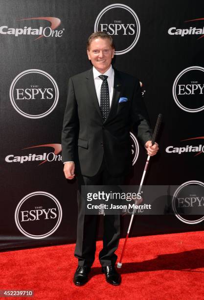 Skier Mark Bathum attends The 2014 ESPYS at Nokia Theatre L.A. Live on July 16, 2014 in Los Angeles, California.