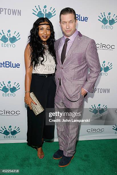 Melanie Fiona and Stephen Baldwin attend the 3rd Annual Edeyo Gives Hope Ball at The Liberty Theatre on July 16, 2014 in New York City.