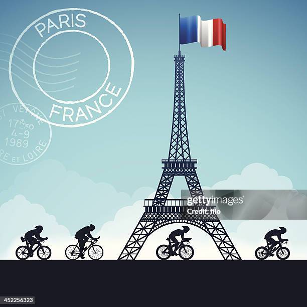 tour de france - cycling tour de stock-grafiken, -clipart, -cartoons und -symbole