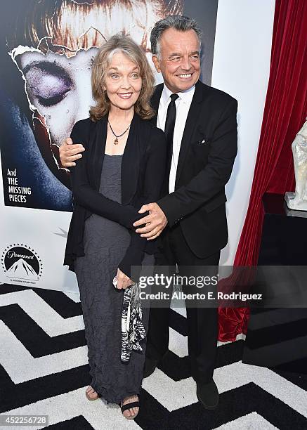 Actors Grace Zabriskie and Ray Wise arrive to The American Film Institute Presents "Twin Peaks-The Entire Mystery" Blu-Ray/DVD Release Screening at...