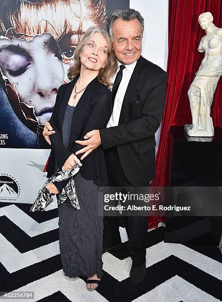 Actors Grace Zabriskie and Ray Wise arrive to The American Film Institute Presents "Twin Peaks-The Entire Mystery" Blu-Ray/DVD Release Screening at...