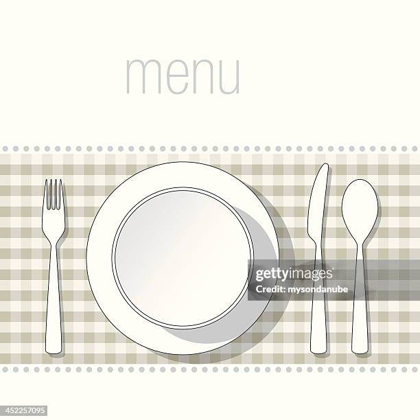 vector modern restaurant menu design - diner background stock illustrations