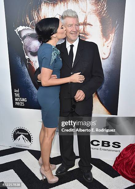 Actress Madchen Amick and director David Lynch arrives to The American Film Institute Presents "Twin Peaks-The Entire Mystery" Blu-Ray/DVD Release...