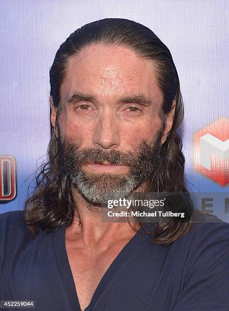 Actor Jasper Cole attends the premiere of the new film "Persecuted" at ArcLight Hollywood on July 16, 2014 in Hollywood, California.