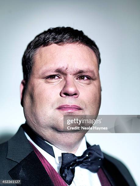 Singer Paul Potts is photographed for the Daily Mail on August 9, 2013 in London, England.