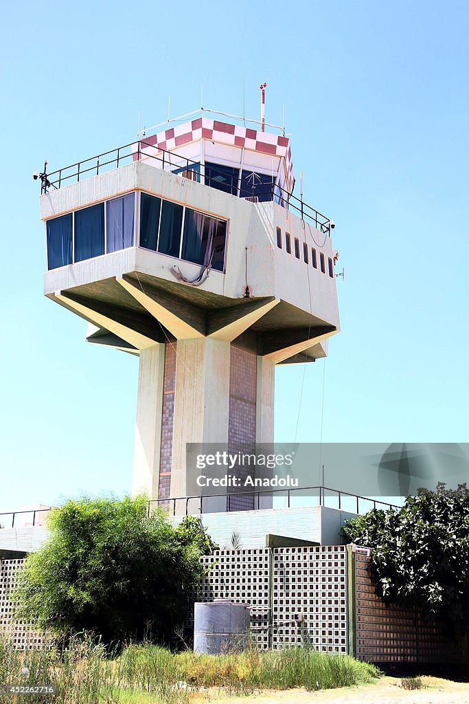 Tripoli airport after the clashes in Libya