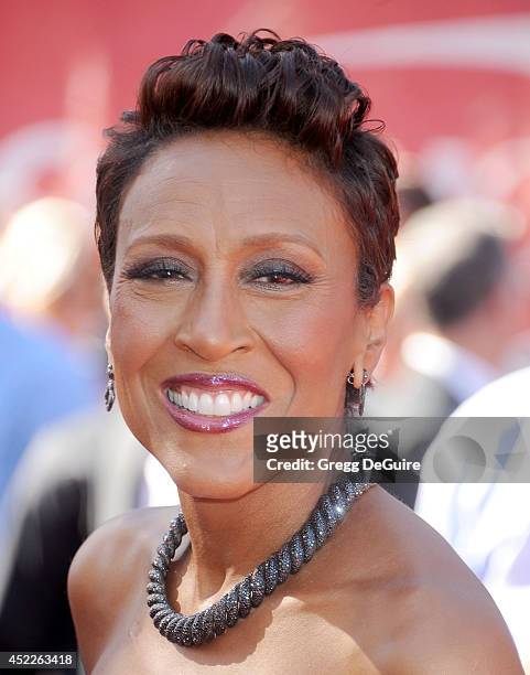 Robin Roberts arrives at the 2014 ESPY Awards at Nokia Theatre L.A. Live on July 16, 2014 in Los Angeles, California.