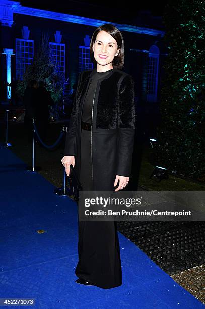 Michelle Dockery attends the Winter Whites Gala In Aid Of Centrepoint on November 26, 2013 in London, England.