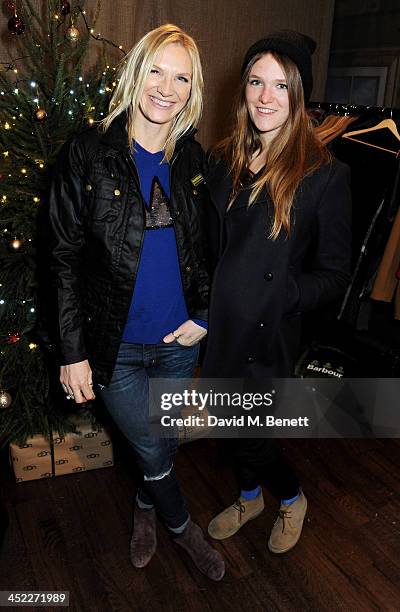 Jo Whiley and daughter India Whiley-Morton attend the launch of the UGG Christmas Grotto at Duke of York Square on November 27, 2013 in London,...