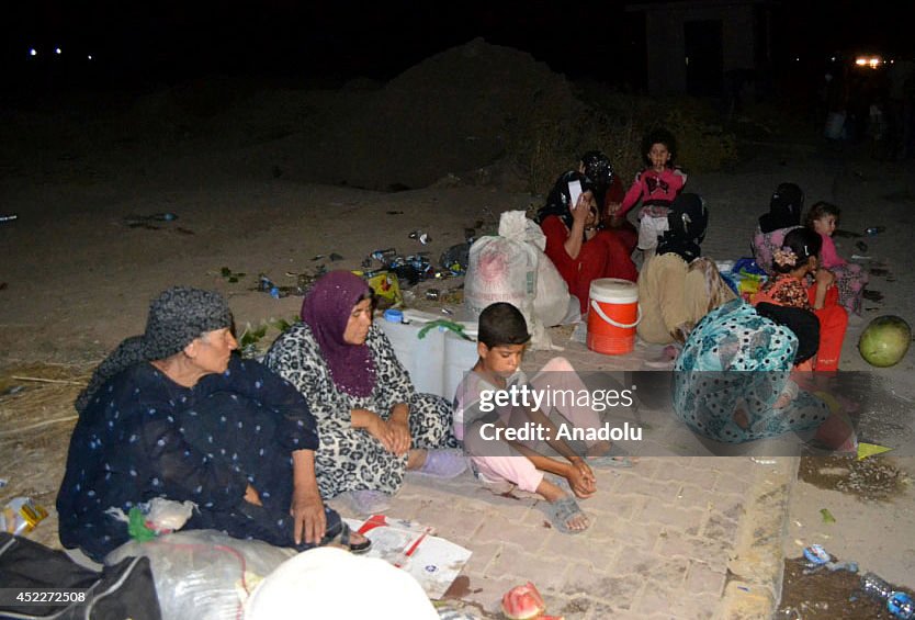 Turkmen families flee from Erbil