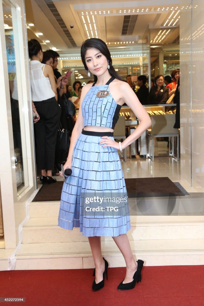 Kelly Chen Attends Commercial Activity In Hong Kong