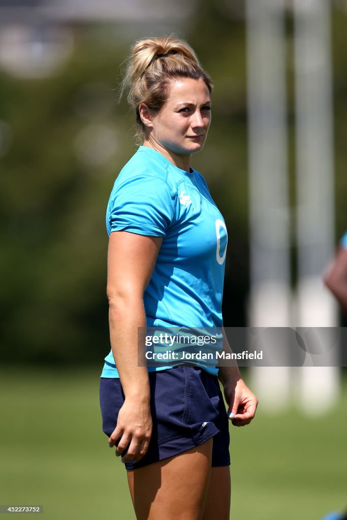 England Womens Rugby Training Session