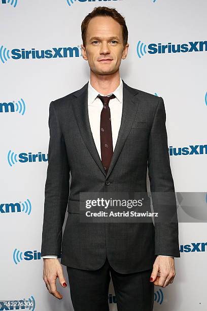 Actor Neil Patrick Harris visits the SiriusXM Studios on July 17, 2014 in New York City.