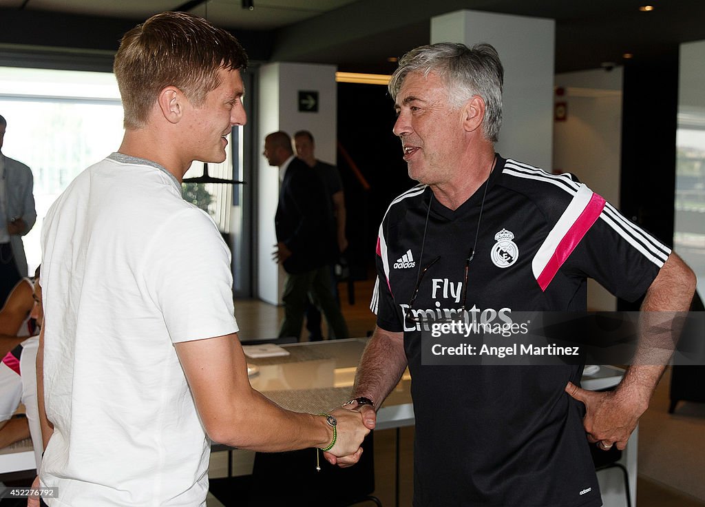 Toni Kroos Officially Unveiled At Real Madrid