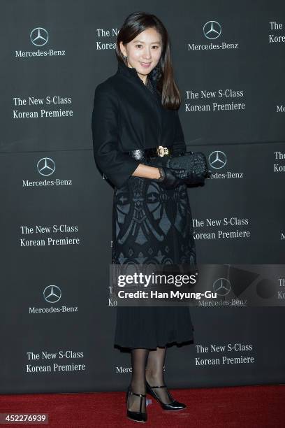 South Korean actress Kim Hee-Ae attends the launch event of Mercedes-Benz New S-Class on November 27, 2013 in Seoul, South Korea.