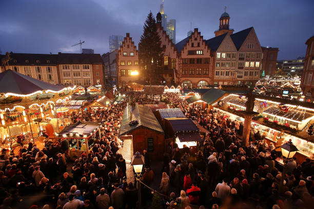 DEU: Christmas Market Opens In Frankfurt
