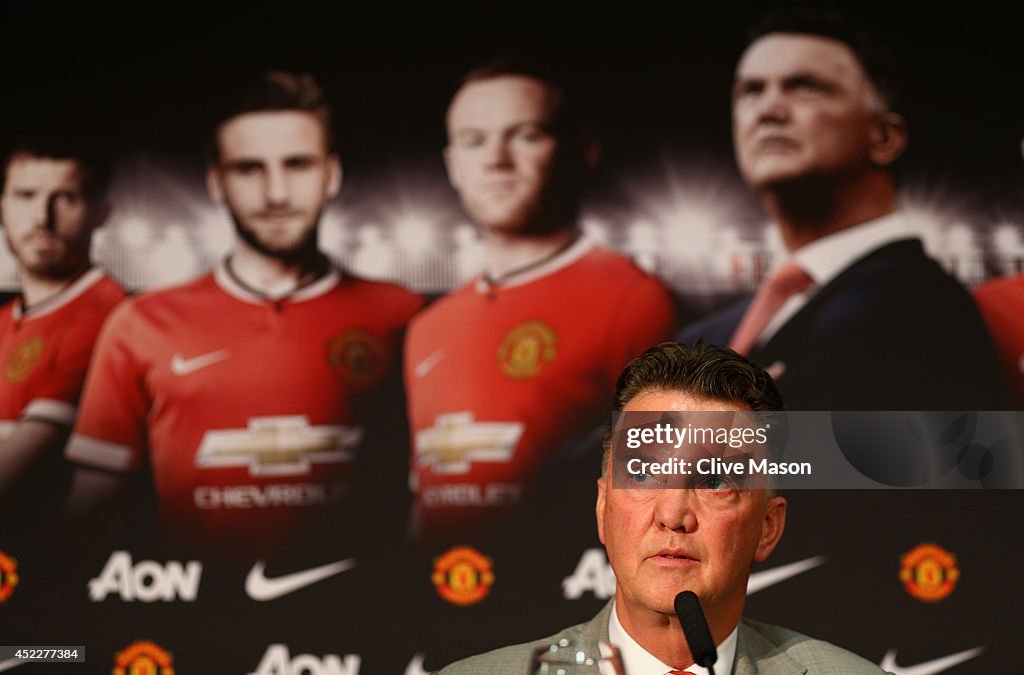 Louis Van Gaal Unveiled As New Manchester United Manager