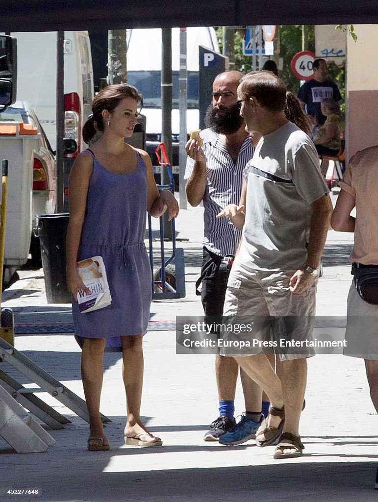 Penelope Cruz On Set Filming 'Ma Ma' In Madrid - July 14, 2014