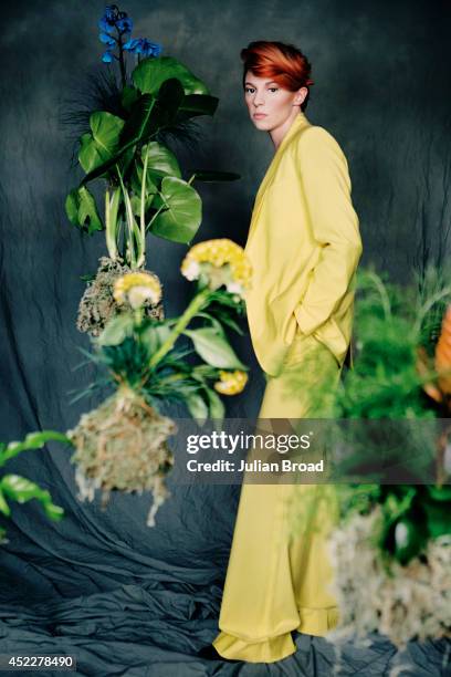 Singer La Roux is photographed for the Observer on April 29, 2014 in London, England.