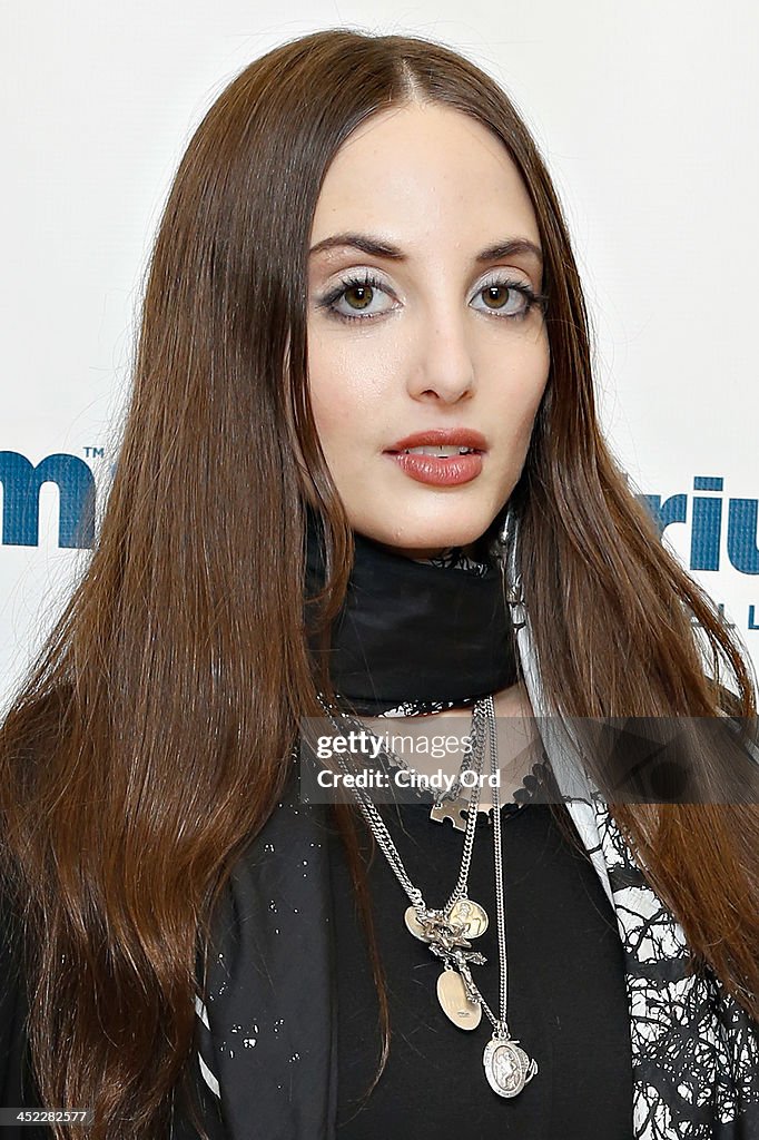 Alexa Rey Singer Alexa Ray Joel visits the SiriusXM Studios on November 27 ...