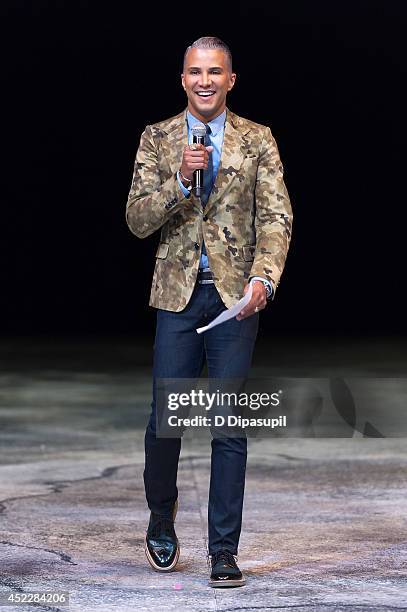 Jay Manuel hosts Walking With Dinosaurs: "A Feathered Fashion Show" at Barclays Center on July 17, 2014 in New York City.