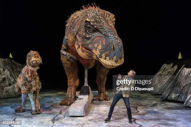 Jay Manuel hosts Walking With Dinosaurs: "A Feathered Fashion Show" at Barclays Center on July 17, 2014 in New York City.