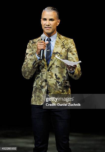 Jay Manuel attends the Walking With Dinosaurs: "A Feathered Fashion Show" at Barclays Center on July 17, 2014 in New York City.