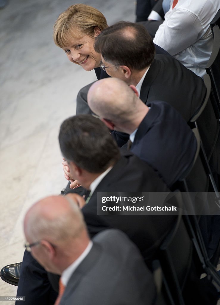 Reception At 60th Birthday Of Angela Merkel