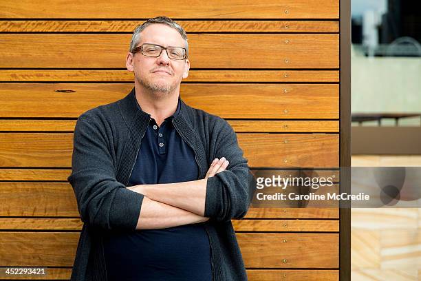 Director Adam McKay poses for a portrait session to promote "Anchorman 2: The Legend Continues" on November 25, 2013 in Sydney, Australia.