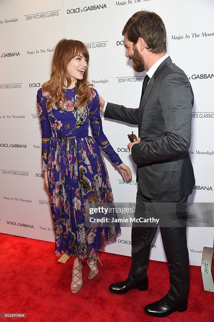 "Magic In The Moonlight" New York Premiere - Inside Arrivals